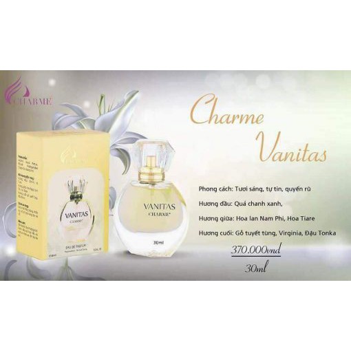 Nước Hoa Nữ Vanitas 30ml Chính Hãng, Phong Cách Quyến Rũ, Quý Phái, Tao Nhã - Độ Lưu Hương Lâu