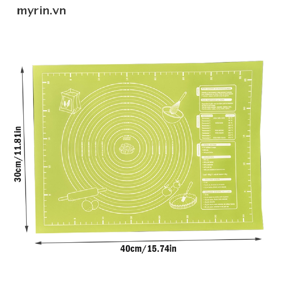 Thảm Silicon Chống Dính Hỗ Trợ Làm Bánh Tiện Lợi
