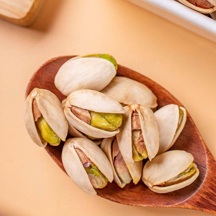 Hạt dâu tây Hàng mới về Pistachio Salt Nướng Hương vị Đồ ăn nhẹ Thông thường