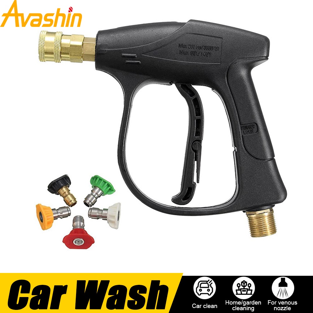 Vòi Xịt Nước Áp Suất Cao 14MM M22 Chuyên Dụng Rửa Xe Hơi