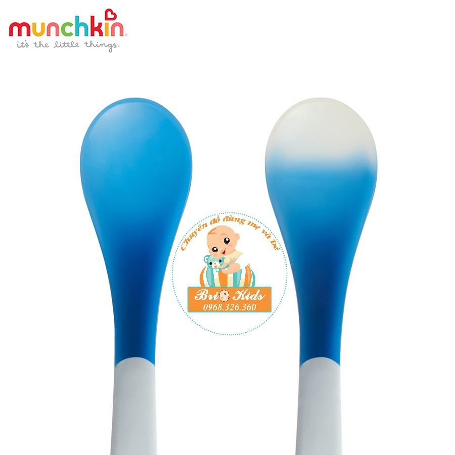 Bộ 4c thìa ăn dặm Munchkin báo nóng cho bé ăn dặm