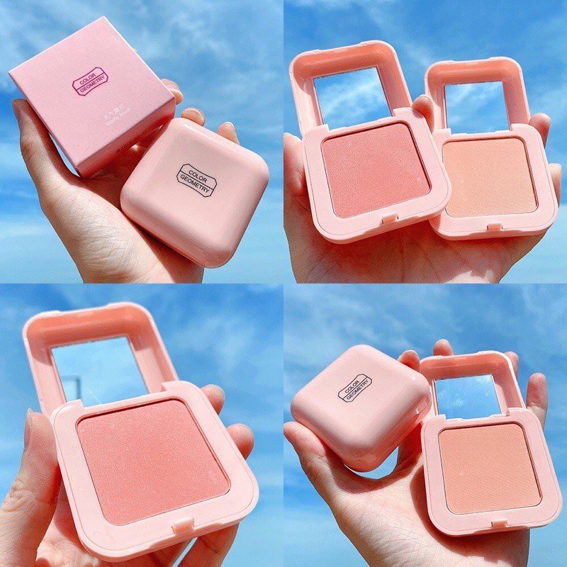 Phấn Má Hồng Đơn Sắc Lameila Blusher Color Geometry - Chất Phấn Mỏng Mịn, Bền Màu Lâu Trôi