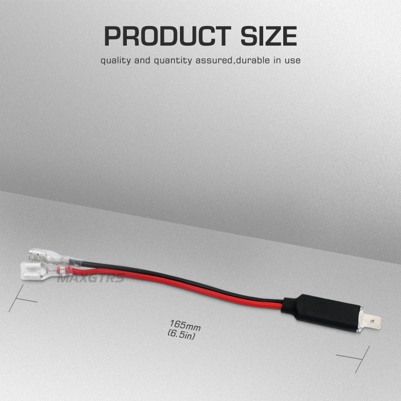 Phụ kiện dây chuyển đổi MAXGTRS đi ốt bóng đèn đơn thay thế 1 chấu sang 2 chấu LED dành cho H1