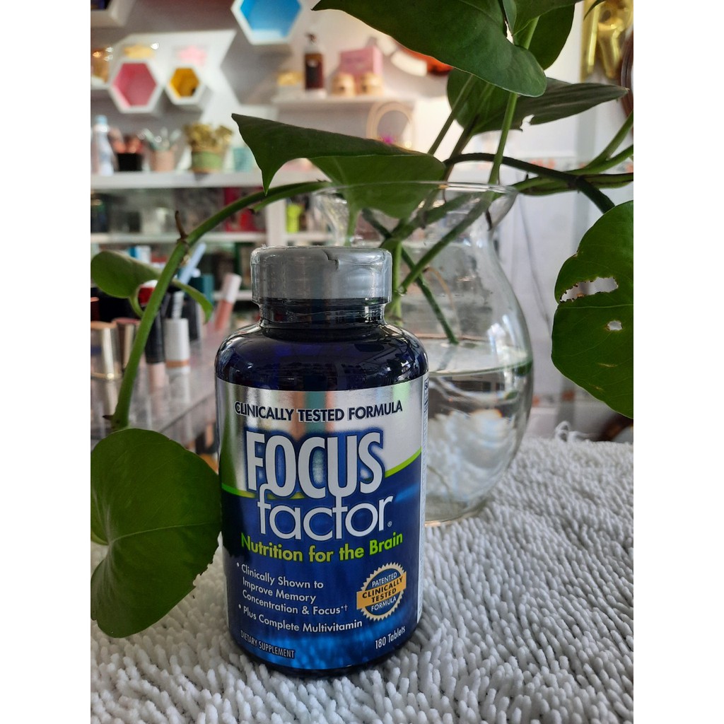 Viên Uống Bổ Não FOCUS Factor – Tăng Cường Trí Nhớ - 180 viên