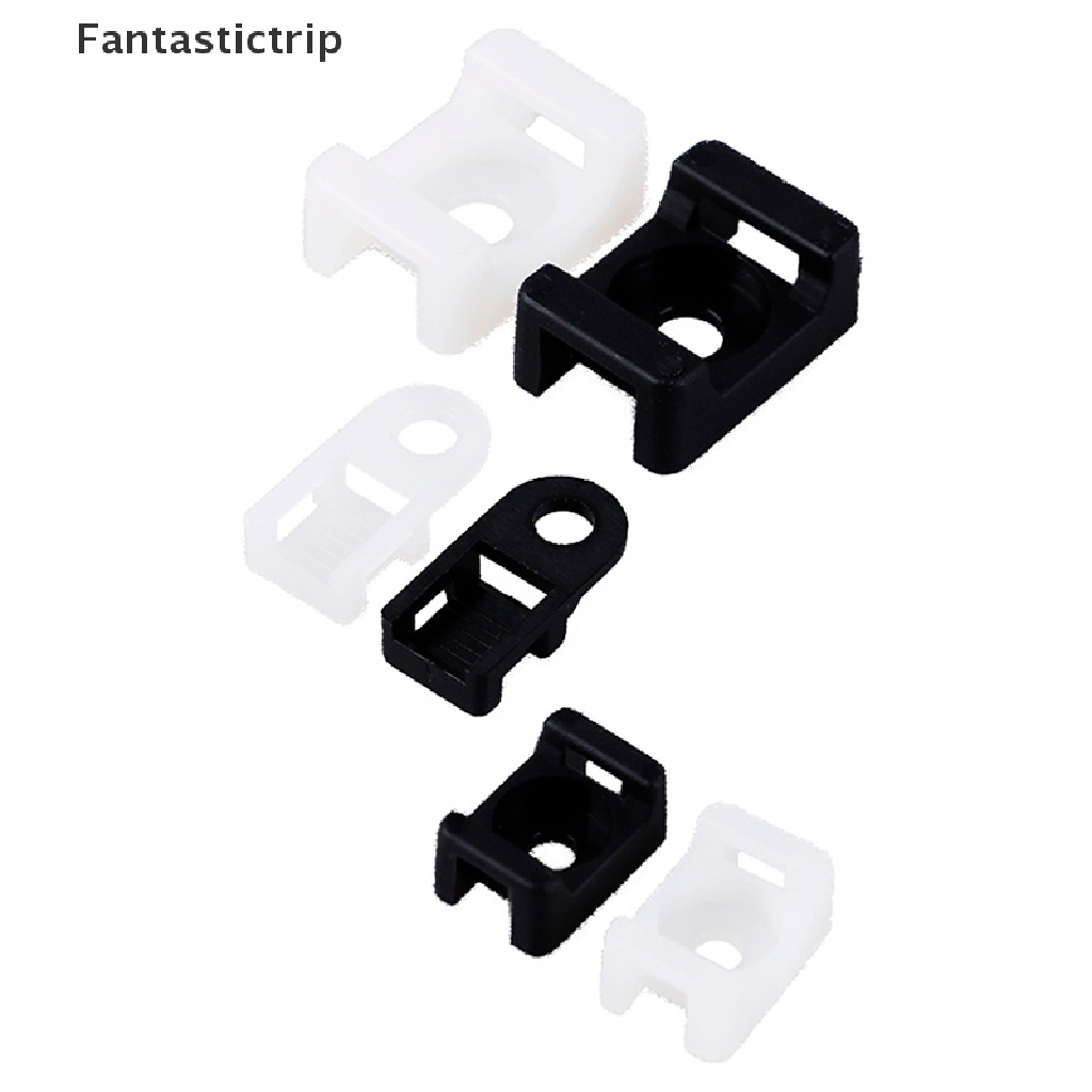 Set 100 Ốc Vít Nhựa Cố Định Dây Cáp Tiện Dụng Giá Đỡ