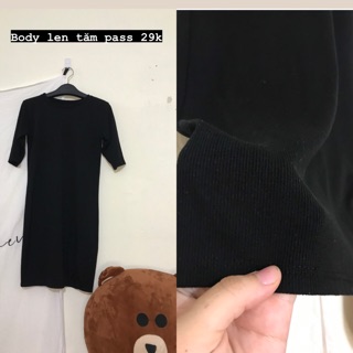 Váy len tăm body