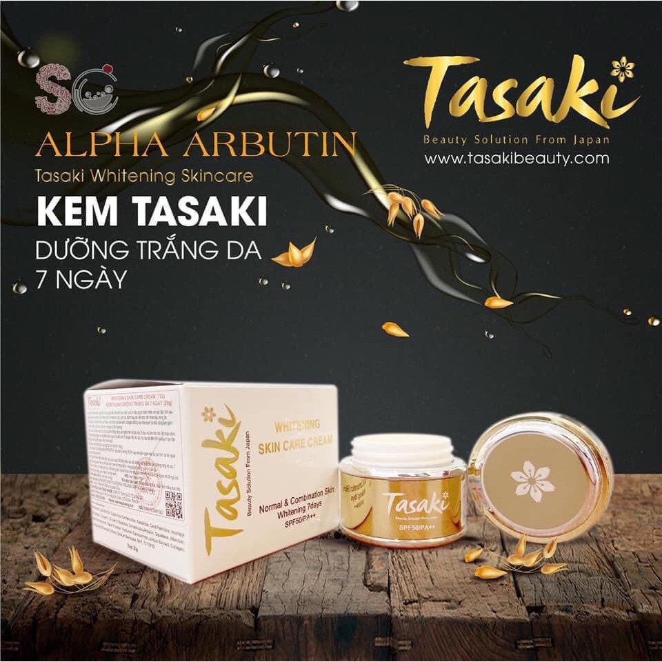 Kem TASAKI Whitening Skin Care Dưỡng Trắng Da 7 Ngày 20gr
