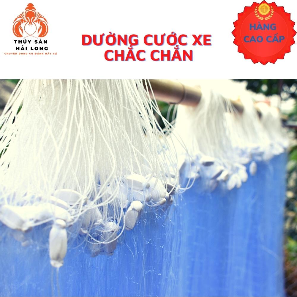 Lưới đánh cá ba màn cước Thái xanh, ô mắt then 1.5, then2, then 2.5 , cao 90cm,dài 100m đánh chìm