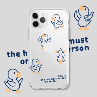 Ốp điện thoại silicon mềm in hình chú vịt ngộ nghĩnh cho  iPhone13/13pro/13promax 12/12pro/12promax 11/11pro/11promax X/XS XR XSMAX 7/7Plus 8/8Plus 6/6Plus/6s/6sPlus