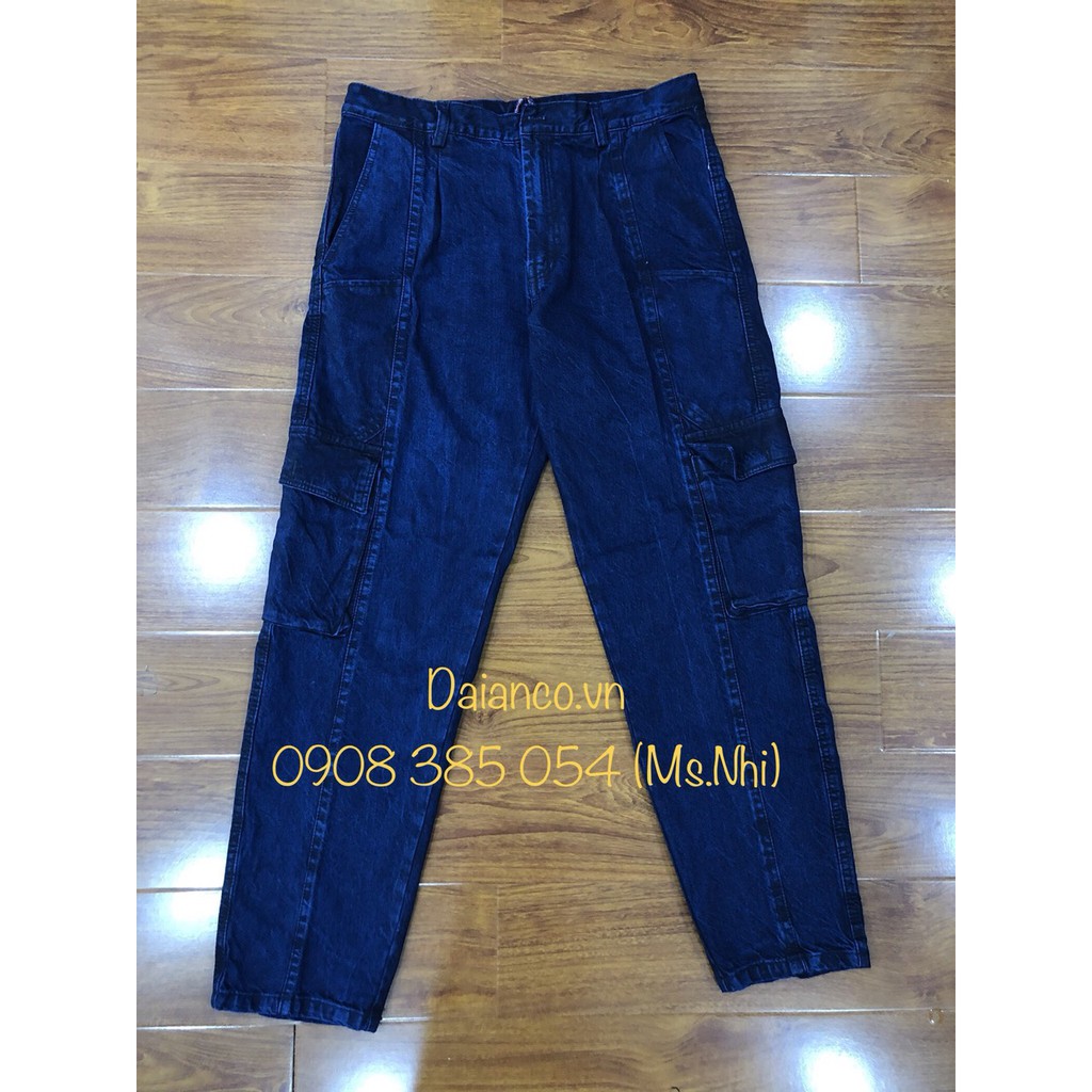 Quần  jeans Điện Lực xanh đen - Đủ Size - Chất dày dặn - Hàng bao đẹp