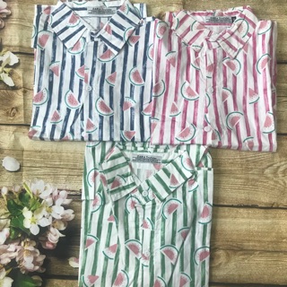 Sơ mi dưa hấu nhẹ nhàng xinh tươi