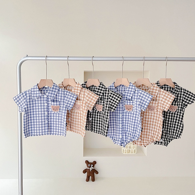 Bộ Áo Liền Quần Hình Gấu 3D Kèm Nón Dễ Thương Dành Cho Bé