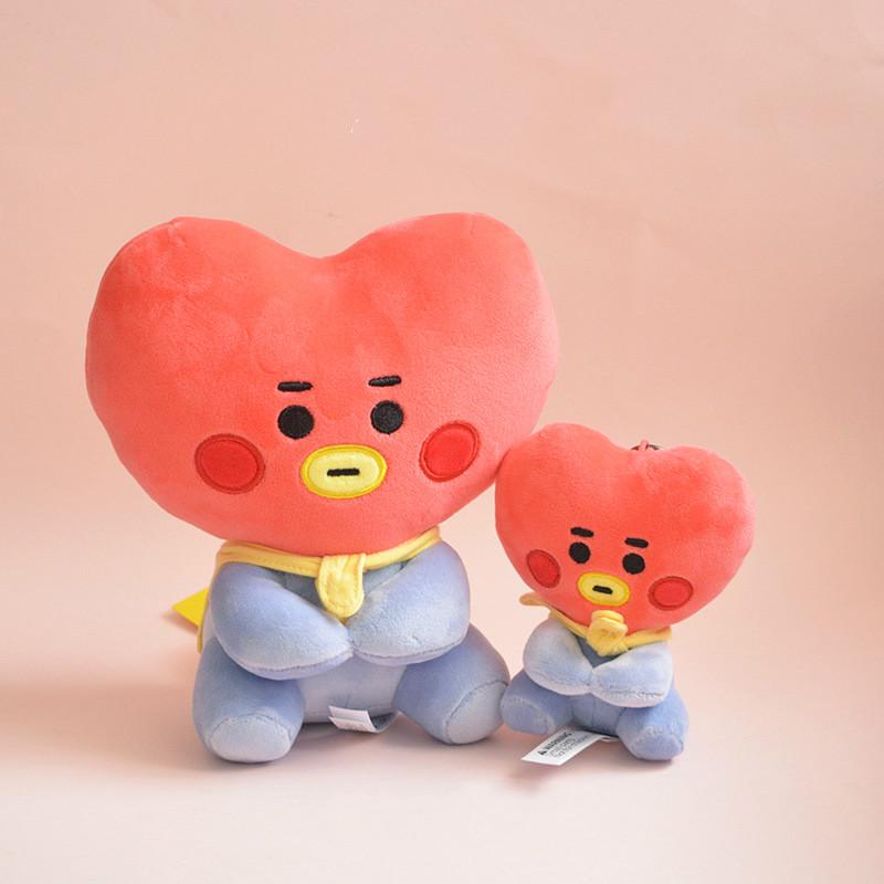 Móc khóa hình búp bê BT21 nhồi bông dễ thương kích thước 20cm