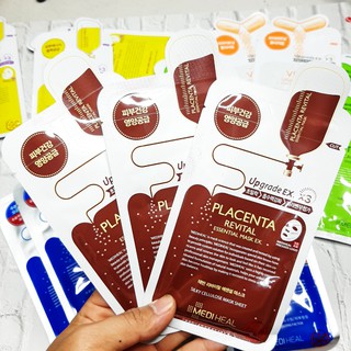 Mặt nạ Mediheal Placenta Revital Essential Mask nhau thai cừu phục hồi da 24ml