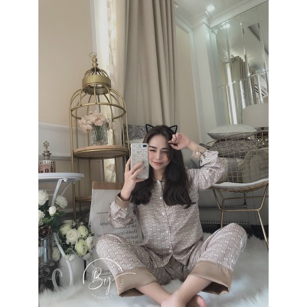 đồ ngủ gucci nơ