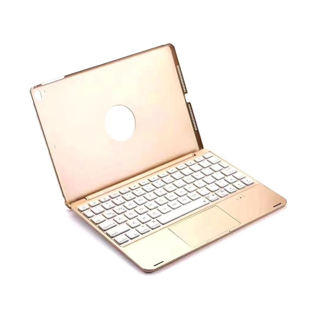 Bàn phím bluetooth cho ipad air/ iPad 2017/ Ipad 2018 - 7 màu đèn cho bàn phím - có chuột touchpad | BigBuy360 - bigbuy360.vn