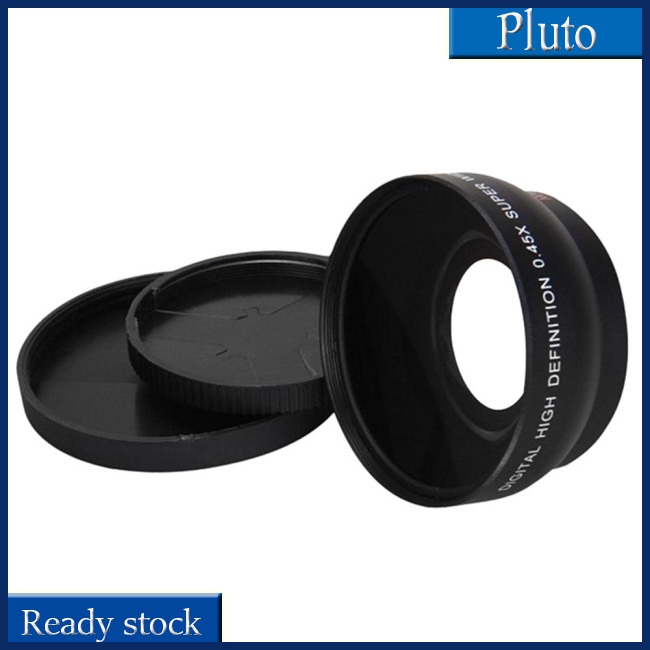 Ống kính macro góc rộng 0.45x 58mm cho máy ảnh Nikon/ Canon/ Sony