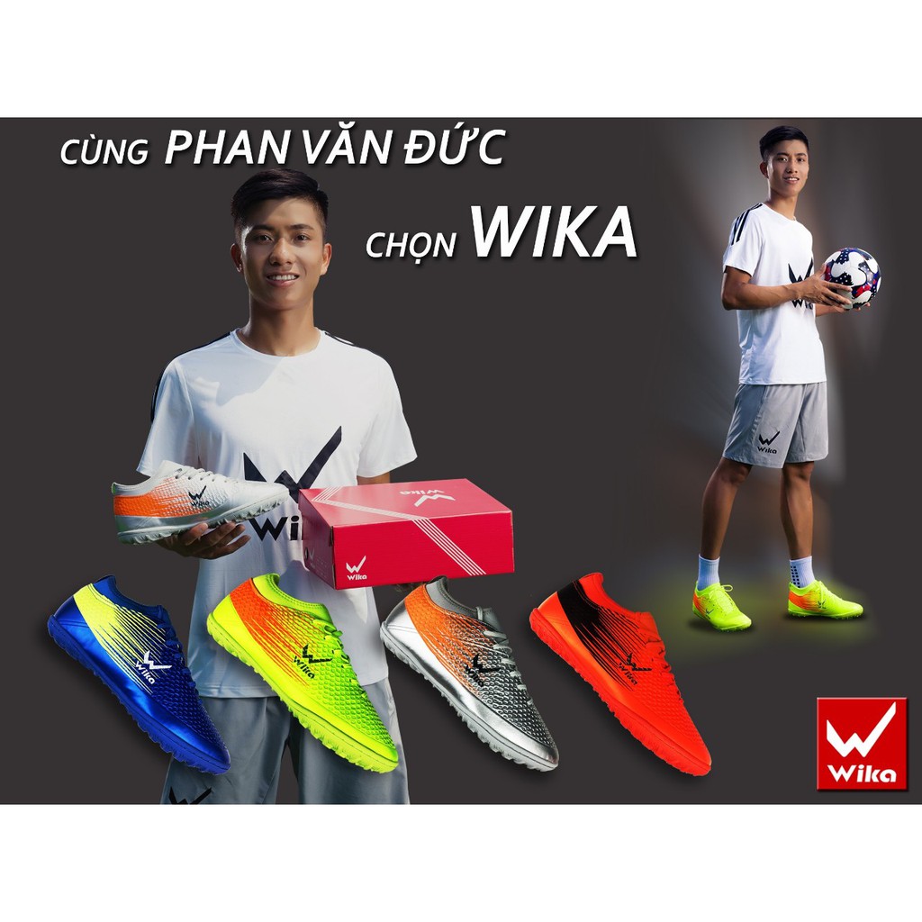 Giày đá bóng Wika Flash cao cấp size từ 33-43 full box