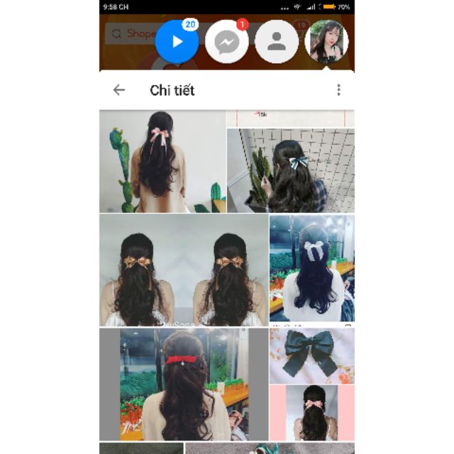 Combo 54 Kẹp Nơ cho sỉ