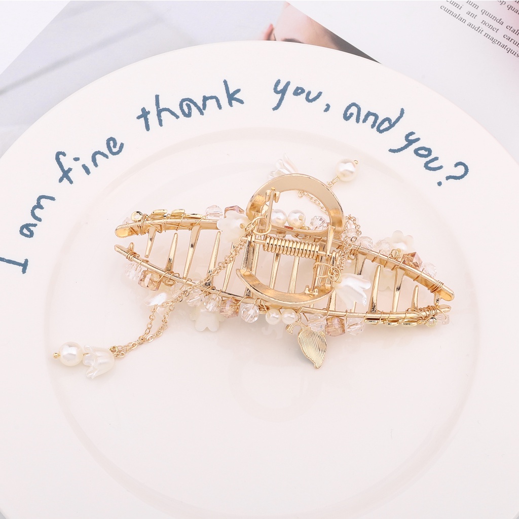 Kẹp Tóc Mạ Vàng Thời Trang Hàn Quốc 2022