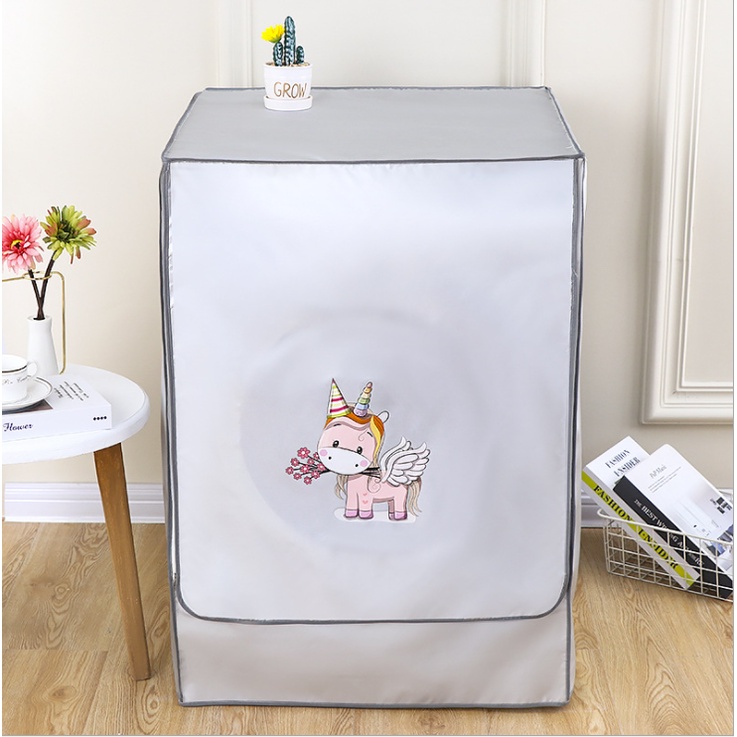 Vải bọc máy giặt XIAODUOJIAJU bằng oxford chống thấm nước nhiều hoạ tiết tuỳ chọn