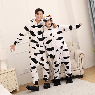Pijama thú bông hình con bò