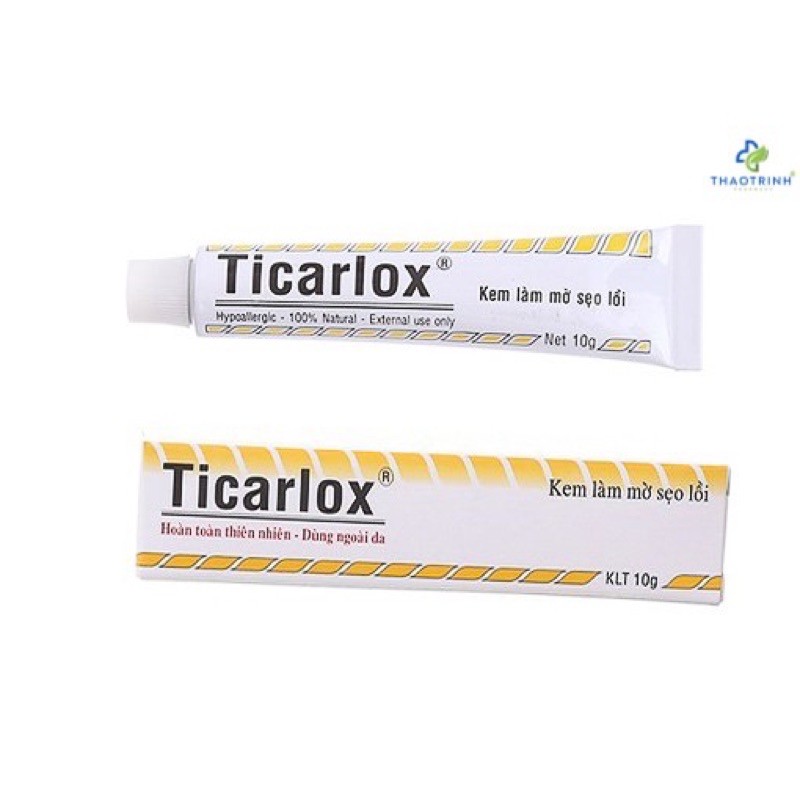 Kem mờ sẹo lồi Ticarlox Tuýp 10gr