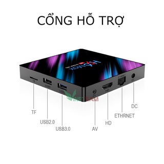 Hộp tivi thông minh H96 Max Android 9.0 RK3318 Dual WiFi Bluetooth 4.0 KODI 18.1