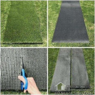 Thảm cỏ nhựa nhân tạo sợi dài 2cm cao cấp, đế dày tốt, cắt theo yêu cầu