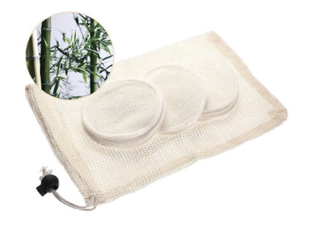 Bông Tẩy Trang Sợi Tre Tái Sử Dụng Limart