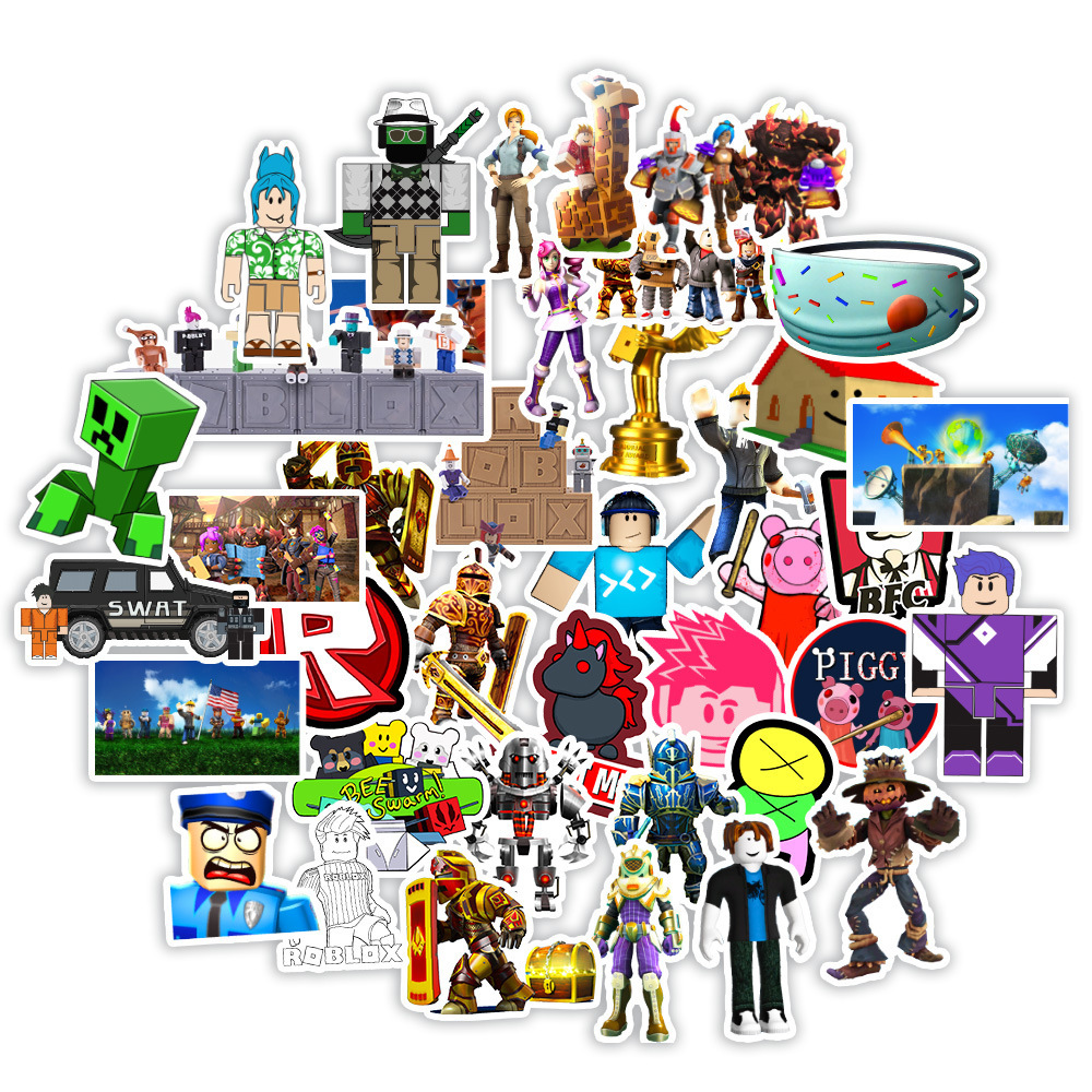 ROBLOX Bộ 50 Miếng Dán Graffiti Chống Thấm Nước