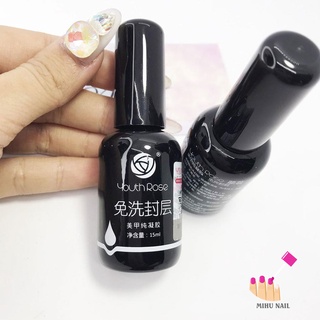 Top hoa hồng phủ bóng bề mặt móng