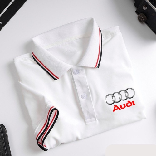 ÁO THUN  ÁO POLO NAM HÃNG XE AUDI CÓ CỔ THỜI TRANG THANH LỊCH CAO CẤP