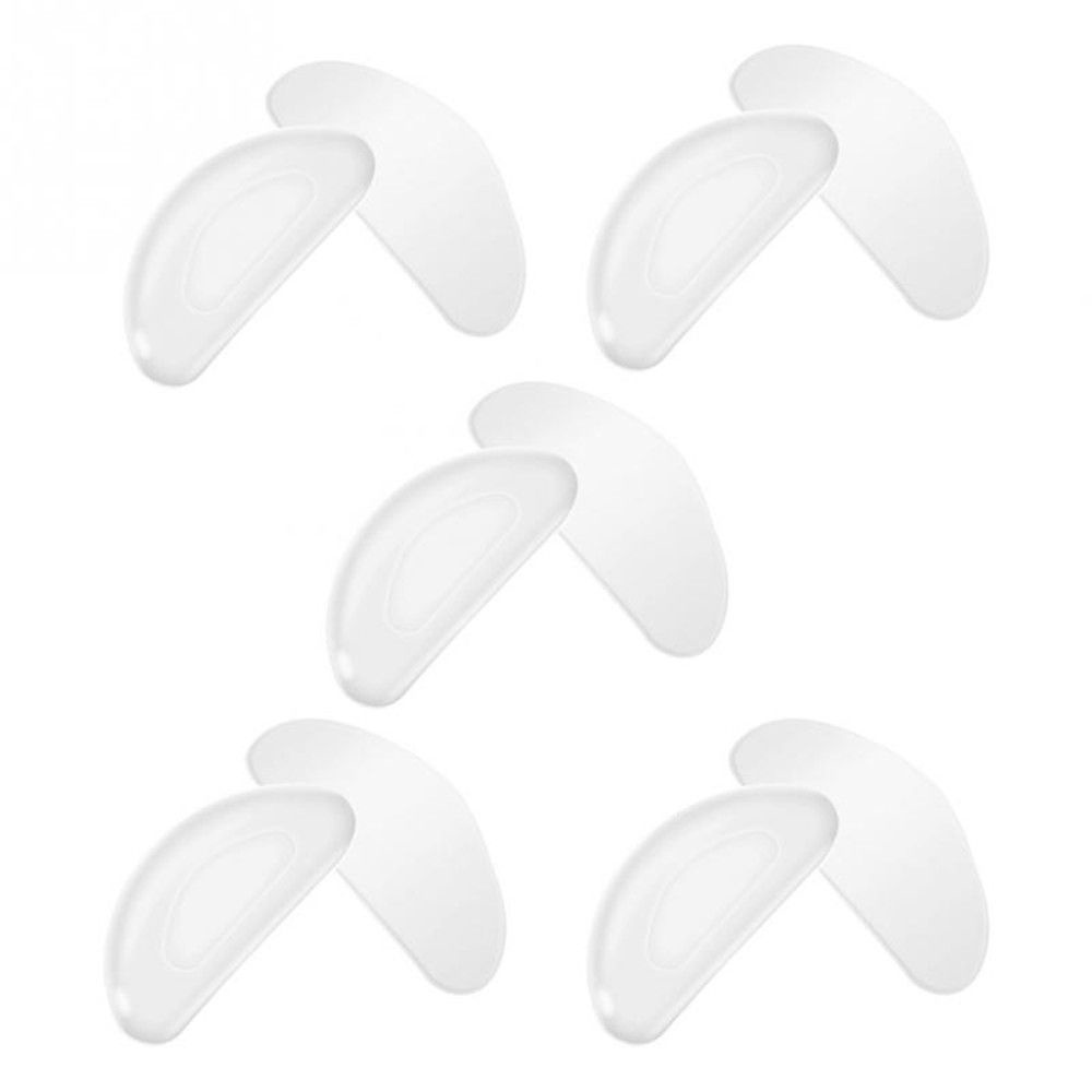 Set 5 Cặp Đệm Mũi Mắt Kính Bằng Silicone Mỏng Thoải Mái Chống Trượt Thời Trang