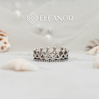 Nhẫn Bạc Eleanor Vương Miện Phong Cách Vintage - SP001478