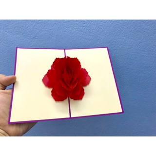 Thiệp popup hoa hồng