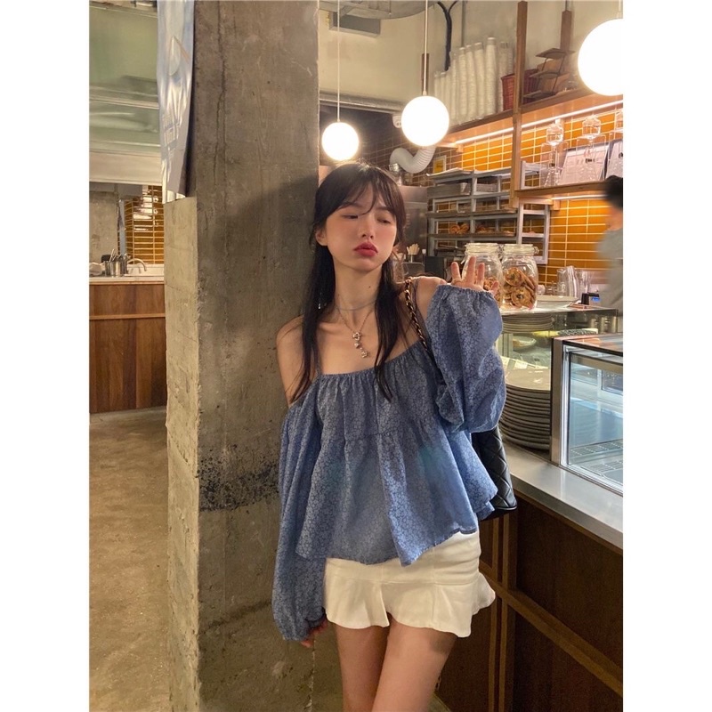 ÁO HAI DÂY XANH BÁNH BÈO