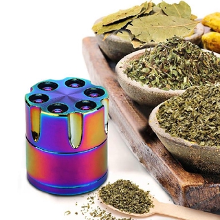 3 Layers Zinc Rainbow Alloy Mini Portable Herb Crusher Handy Grinder 430