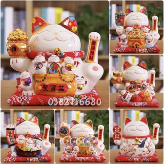 Mèo thần tài vẫy tay - Mèo tài lộc,may mắn(25-27cm) chọn nhiều mẫu