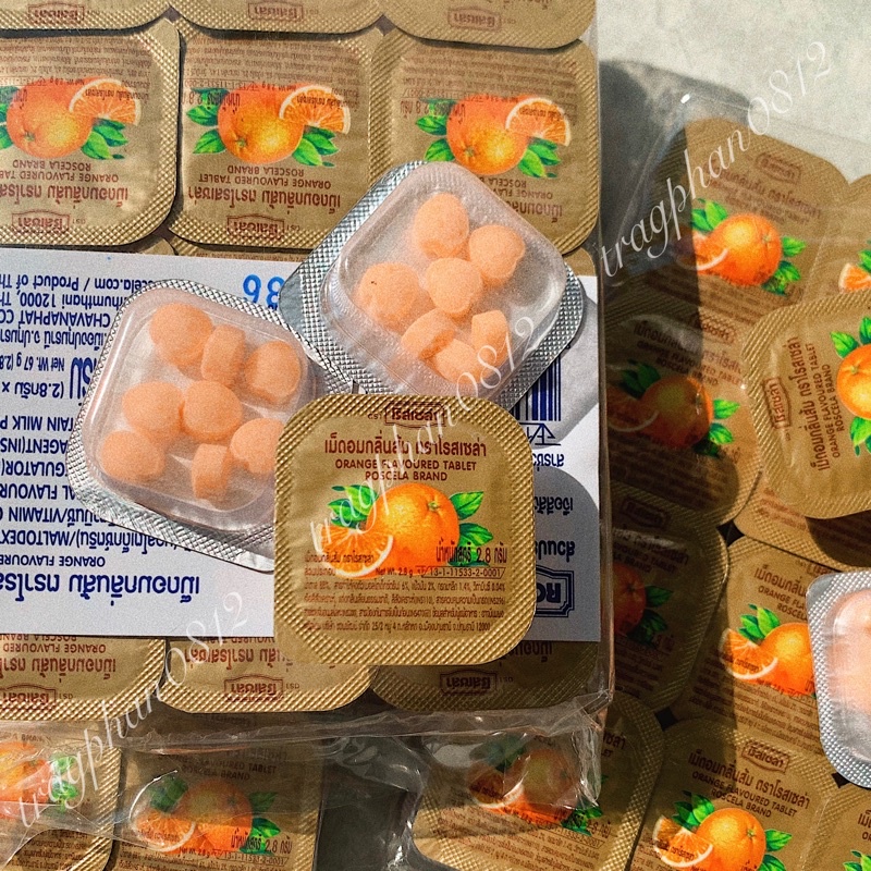 Kẹo C hương cam Thái Lan (hộp 2,8g)