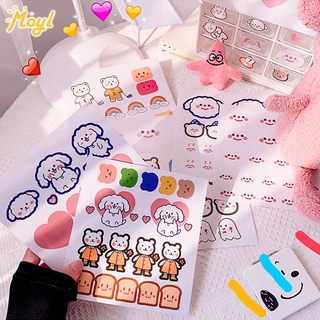 Miếng Dán Trang Trí Điện Thoại Thủ Công Hình Cô Gái Hoạt Hình Dễ Thương