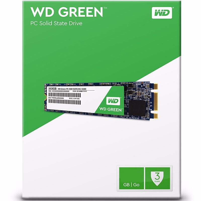 Ổ cứng SSD WD Green 120GB / M.2-2280 / SATA III  - Hàng Chính Hãng