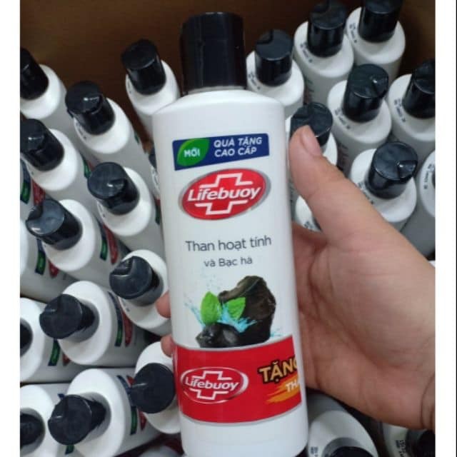 Sữa tắm Lifebuoy 250g Than Hoạt Tính