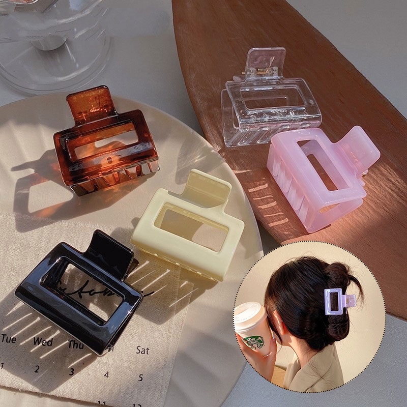 AOFEIQIKE Kẹp tóc càng cua đơn giản thời trang cho nữ