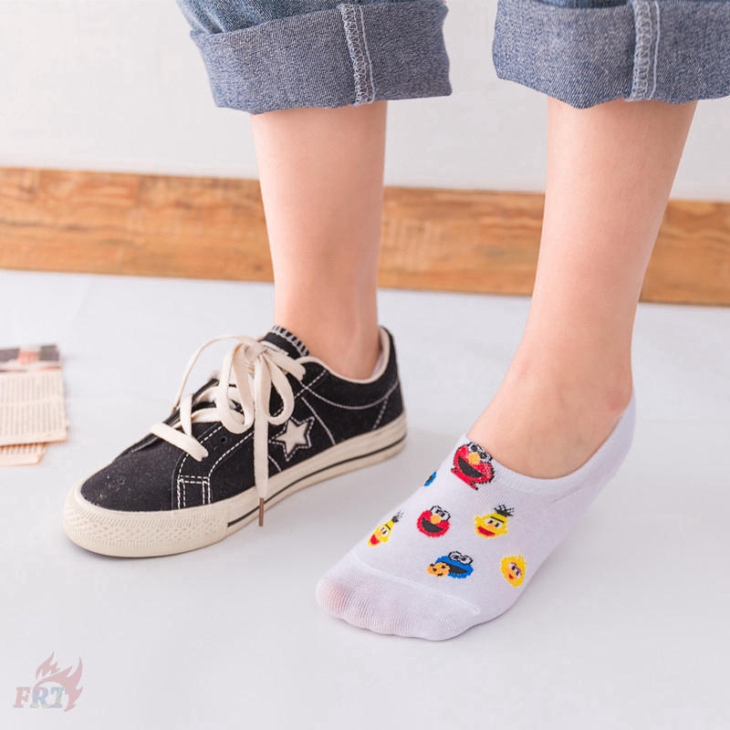 ✨ Ready Stock ✨  ❀Sesame Street Tất ❀ 1Pair Short Socks Invisible Socks