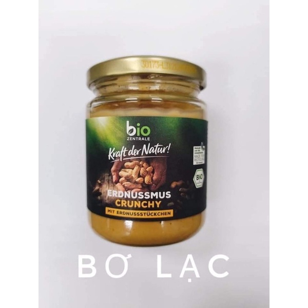 Bơ lạc - bơ đậu phộng Bio Zentrale 250g