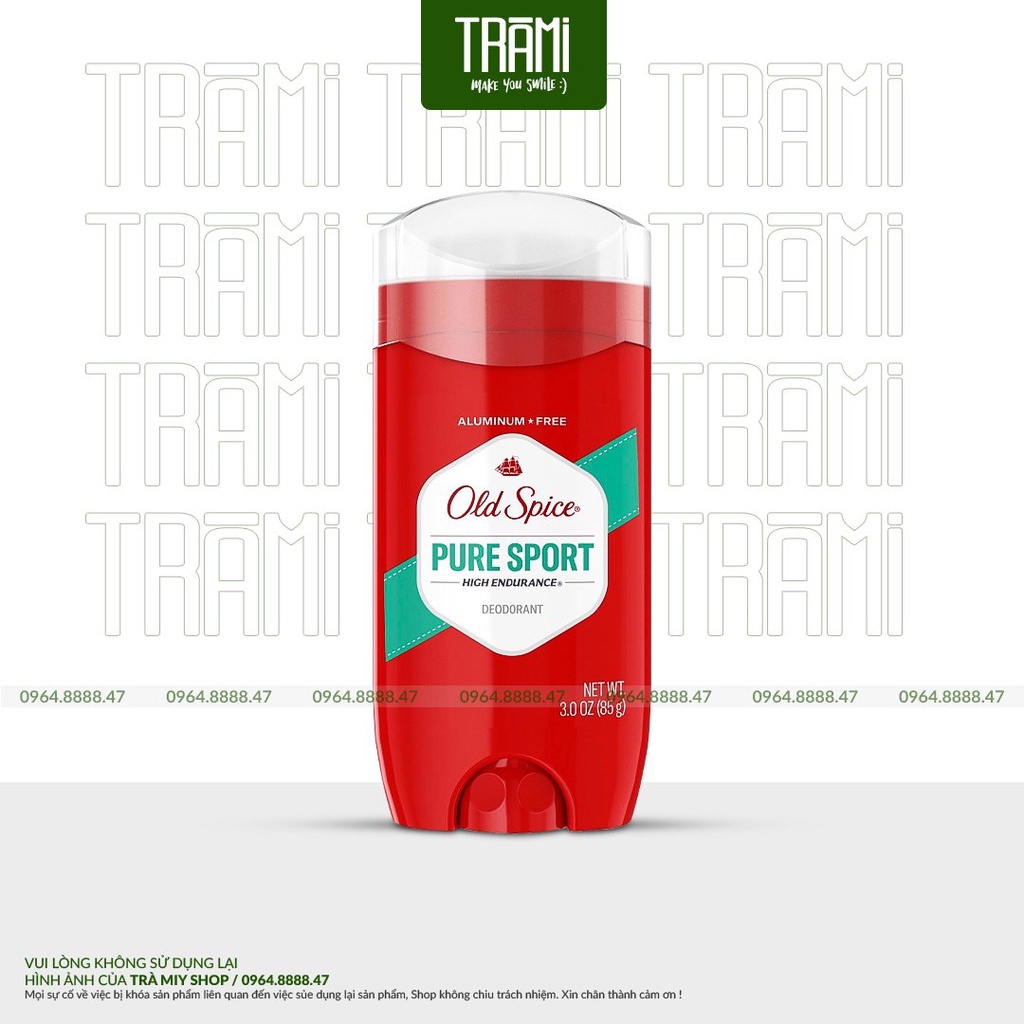 [CHÍNH HÃNG] Sáp Khử Mùi Old Spice Hương Pure Sport 68gr, Ngăn Mùi Cơ Thể, Giảm Tiết Mồ Hôi.