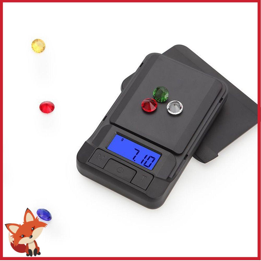 Cân Điện Tử Mini 100g/0.01g Chất Liệu ABS Dùng Cân Trang Sức 300g/0.01g 500g/0.01g 500g/0.1g