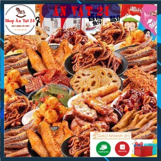 Tổng hợp đồ ăn vặt trung quốc ❤️FREESHIP❤️ Set 20 Món Ăn Vặt Cay Ngon - Ăn Vặt 24