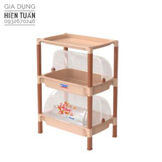 KỆ CHÉN CÓ NẮP ĐẬY CỠ LỚN MATSU 2 NGĂN DUY TÂN